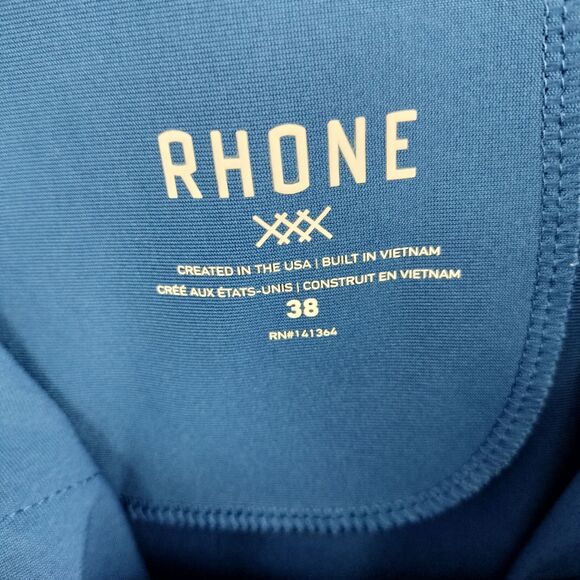 Rhone Commuter Shorts Mens Size 38 Blue Chino 9" Performance Casual Golf 100273 - Picture 9 of 14